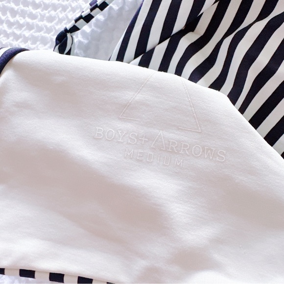 NEW♥️ BOYS + ARROWS 1942 FAY THE FUGITIVE HIGH NECK BIKINI TOP sz M SURF STRIPES - Picture 7 of 7